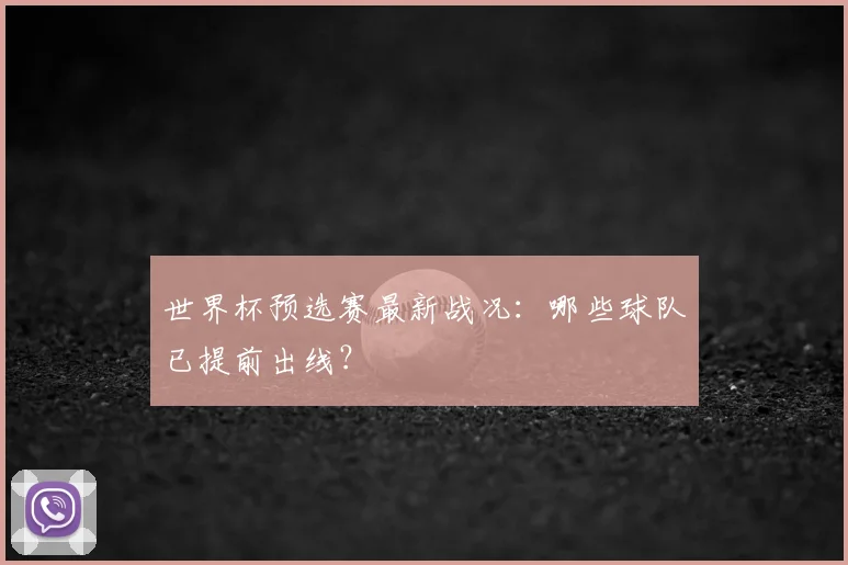 世界杯预选赛最新战况:哪些球队已提前出线?